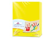 Papel Cortado Eurocolors Carta Amarillo C/100