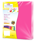 Papel Cortado Eurocolors Carta Rosa Neon C/100