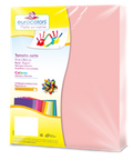 Papel Cortado Eurocolors Carta Rosa Pastel C/100