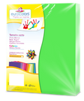 Papel Cortado Eurocolors Carta Verde Neon C/100