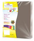 Papel Cortado Eurocolors Carta Gris C/100