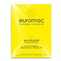 Papel Lustre Euromac 50x70" Amarillo Canario 25 Hojas