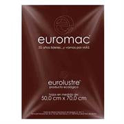 Papel Lustre Euromac 50x70" Cafe 24 Hojas