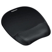 Mouse Pad Fellowes con Reposa Muñecas de Gel Color Negro Mate
